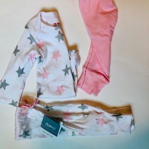 Zutano 6 month Star Outfit NWT
